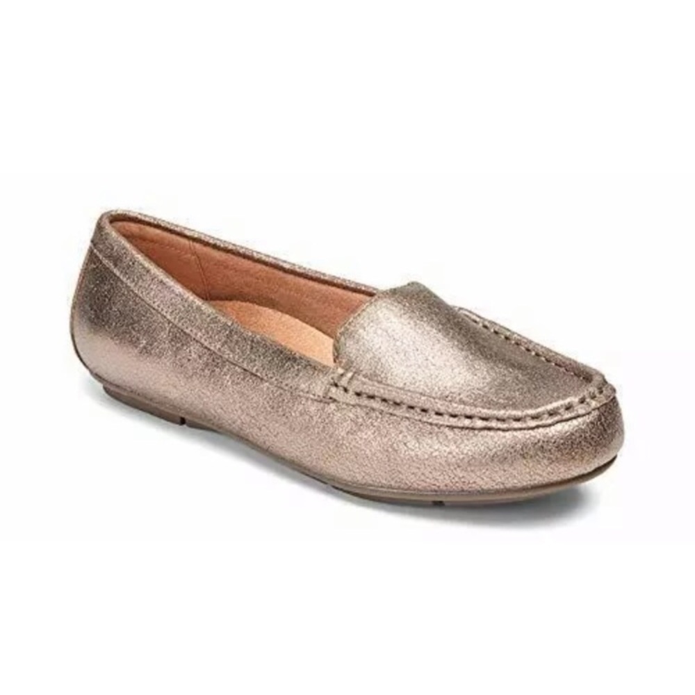 NWOT Vionic Debbie Rose Gold flat